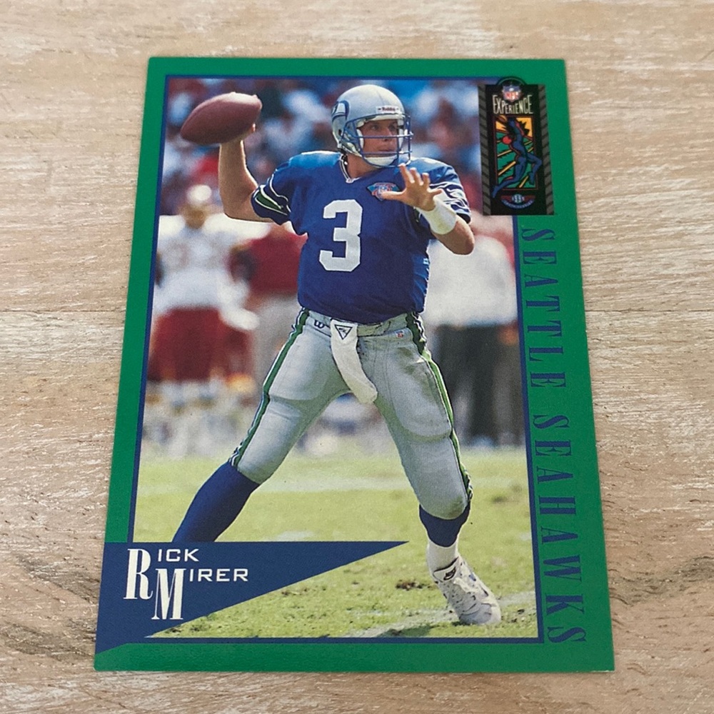 Rick Mirer Notre Dame Seahawks Super Star QB 1994 Classic Games Card